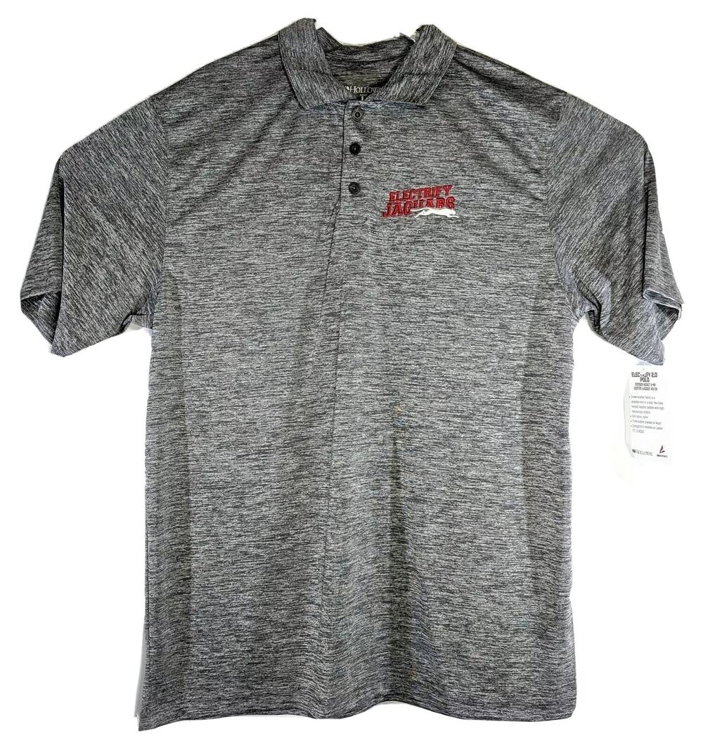 Electrify Jaguars Polo Mens Large Gray